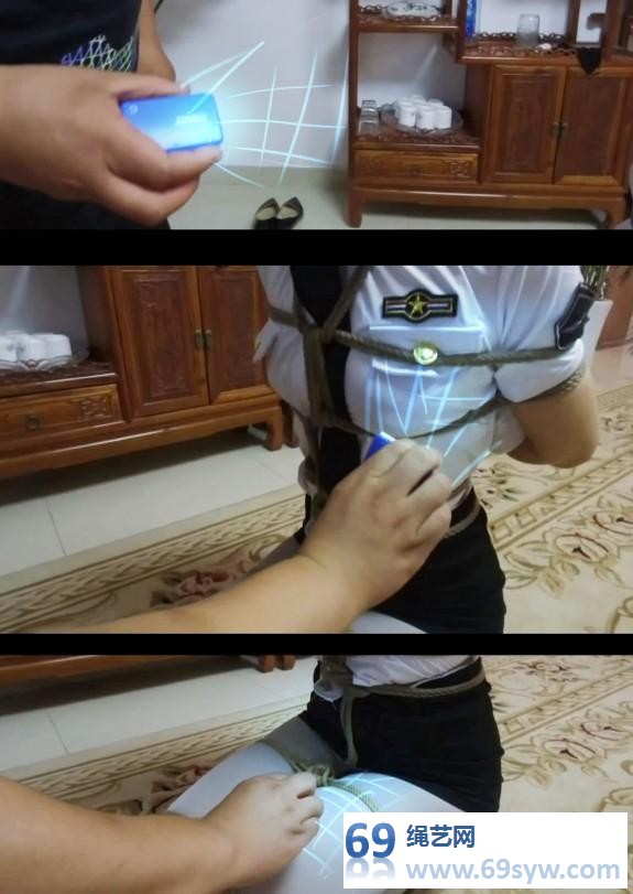  蝴蝶效应03 佟娅全身拘束，解开拘束就引发炸弹~女井玩命挣扎/18分钟