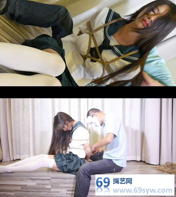  猎美视觉《玩弄白丝女学生01》水手服女学生被捆绑玩弄/40分钟