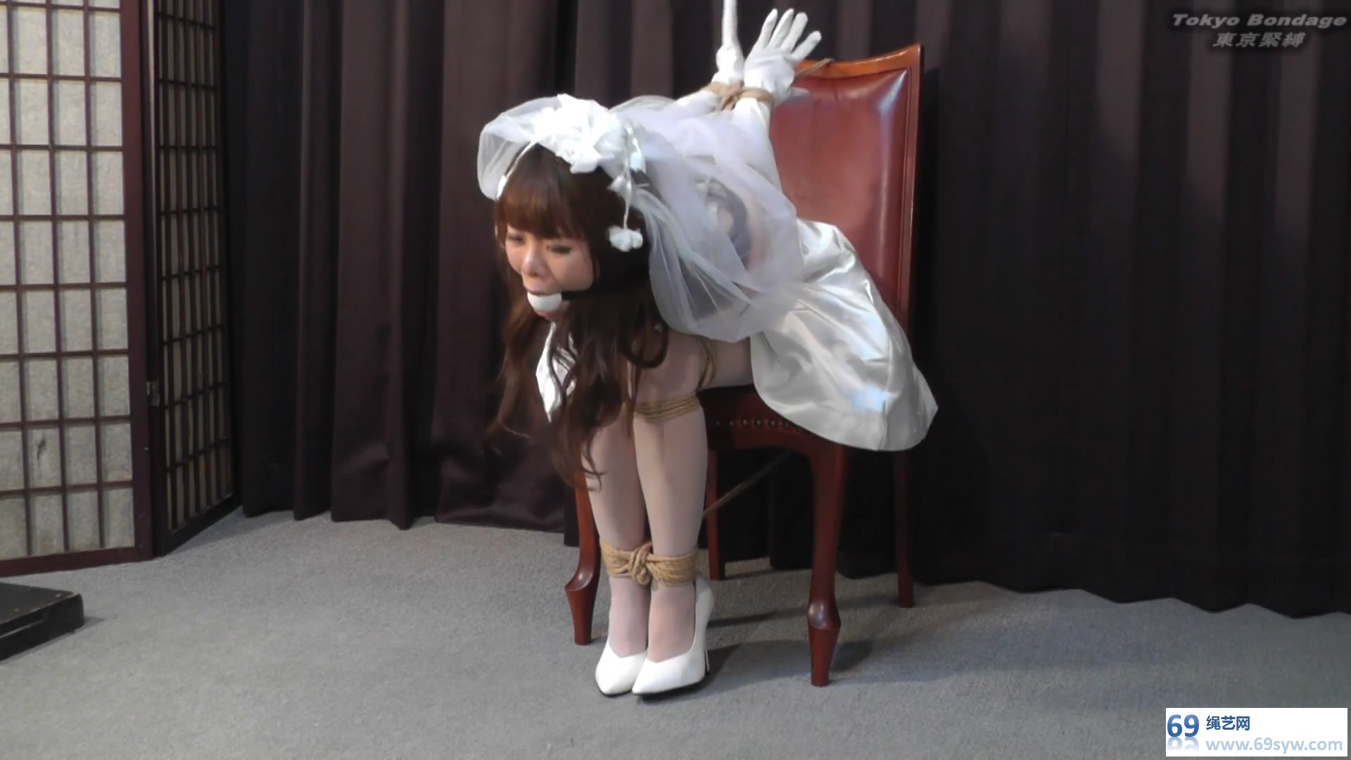 夏川梨花 奴隶新娘 Wedding dress DJ019/45分钟