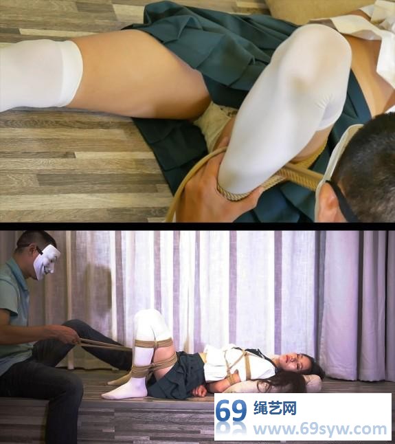  猎美视觉《玩弄白丝女学生01》水手服女学生被捆绑玩弄/40分钟