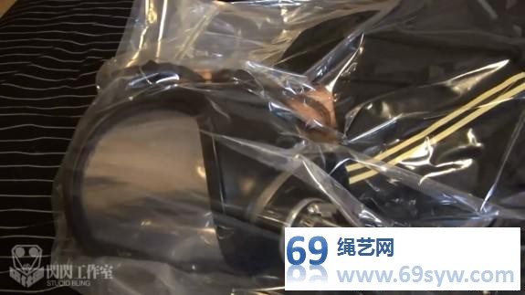 闪闪 喵 绝命的呼叫 真空袋+JK制服+防毒面具呼吸头套/33分钟