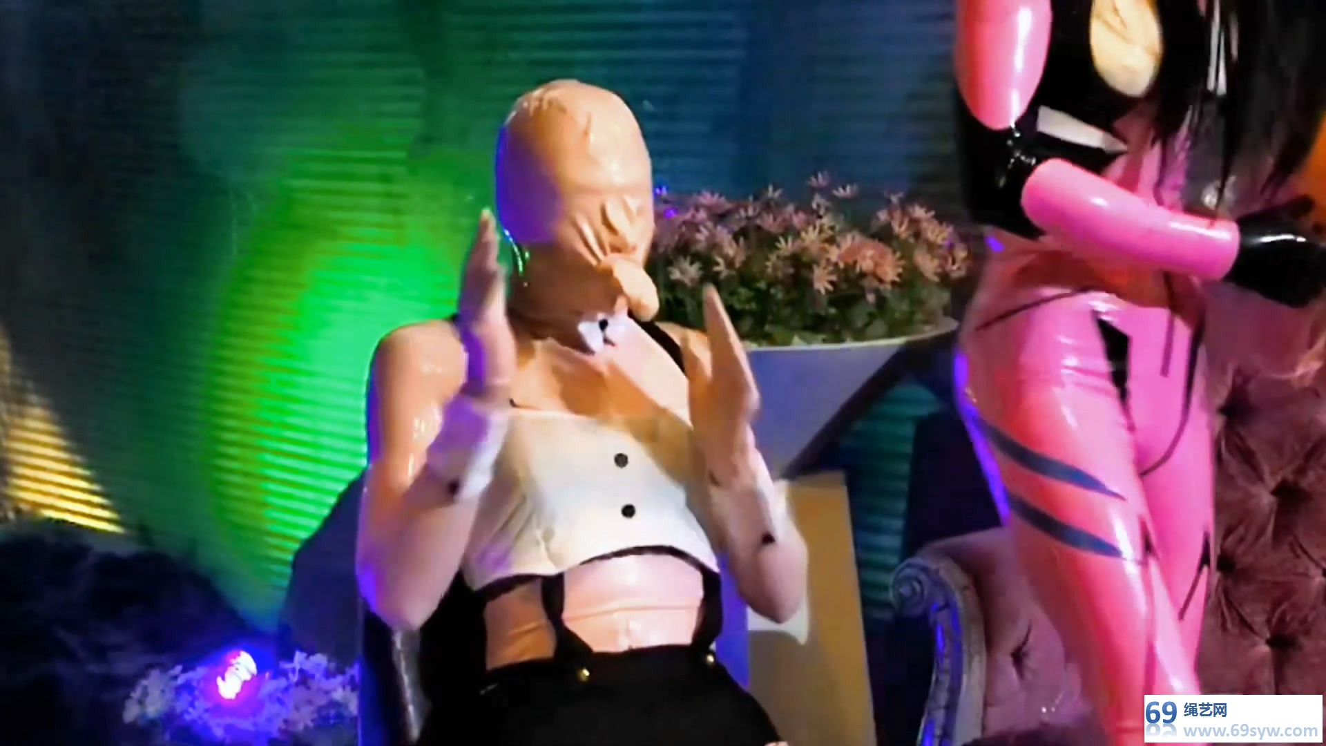  CGmaskdoll - Kigurumi X Rubber doll 双人乳胶play/19分钟