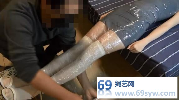  闪闪 兔 木乃伊捆绑+全封闭窒息 绝地求生/28分钟