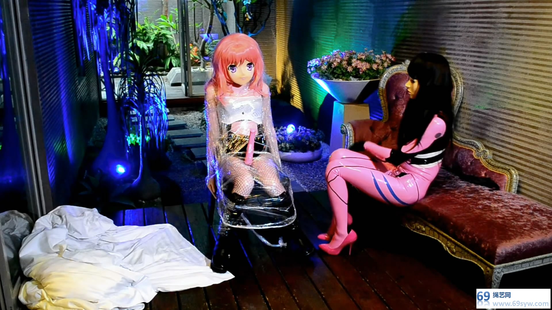  CGmaskdoll - Kigurumi X Rubber doll 双人乳胶play/19分钟