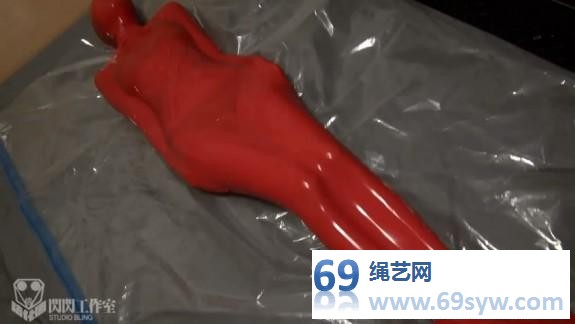  闪闪工作室 【喵】真空系列三连 真空睡袋 人棍禁锢包裹/27分钟