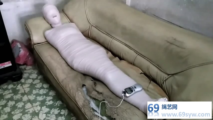  1.5倍速 胶带木乃伊电击 RS0064-480A girl wrapped/21分钟