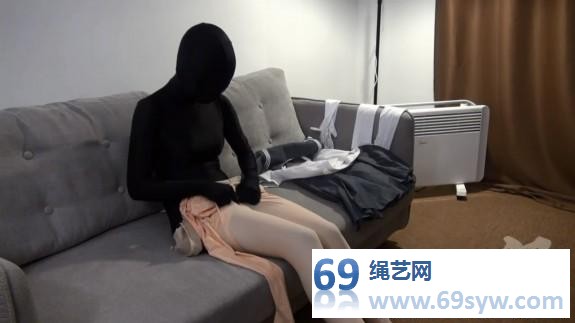  闪闪-双层zentai JK全包多层头套Kigurumi+真空袋窒息T教/53分钟