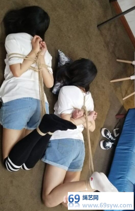  奥特曼也很酷：俩个学妹的捆缚体验之驷马脱缚比赛（二）/23分钟