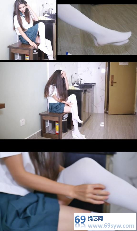  猎美视觉《玩弄白丝女学生01》水手服女学生被捆绑玩弄/40分钟