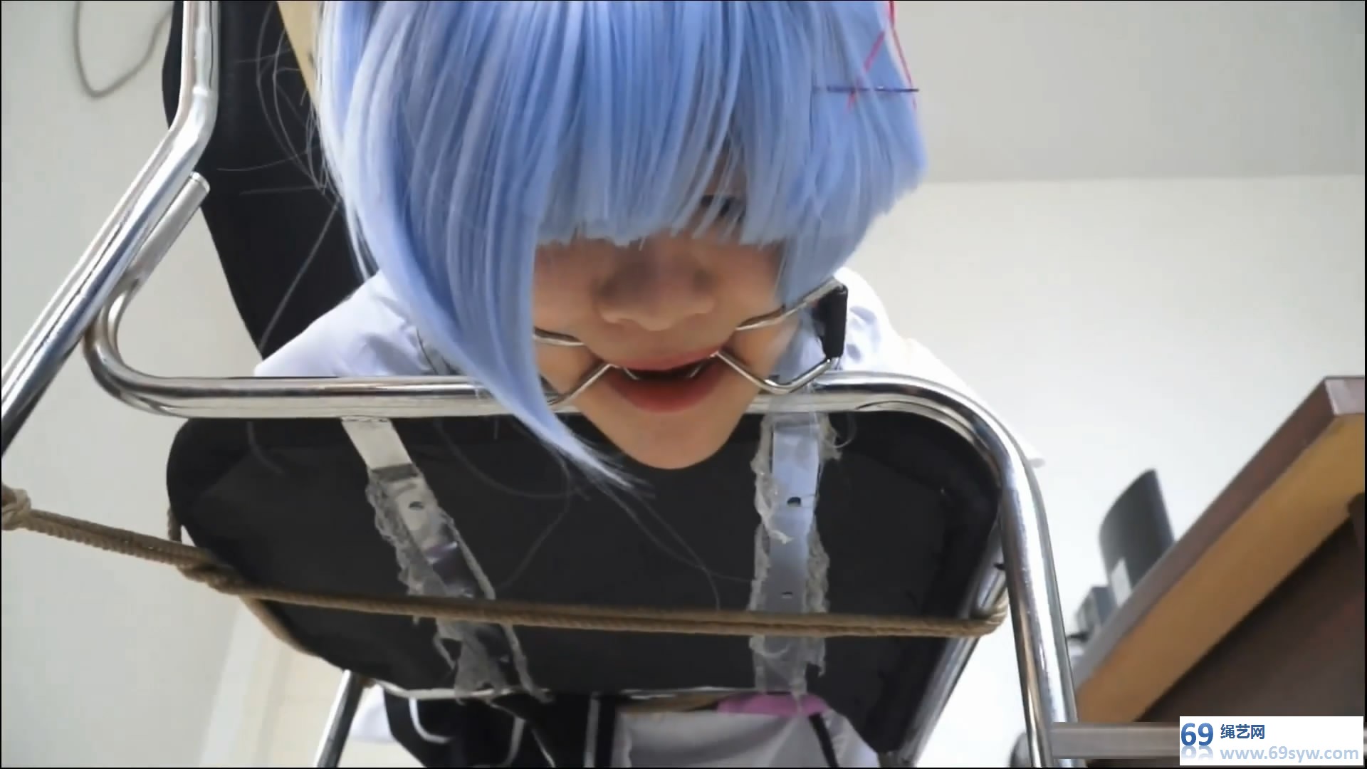  逍遥剧情 蕾姆 第一集 女仆蕾姆和邪恶的主人 cosplay 白丝镣铐/30分钟
