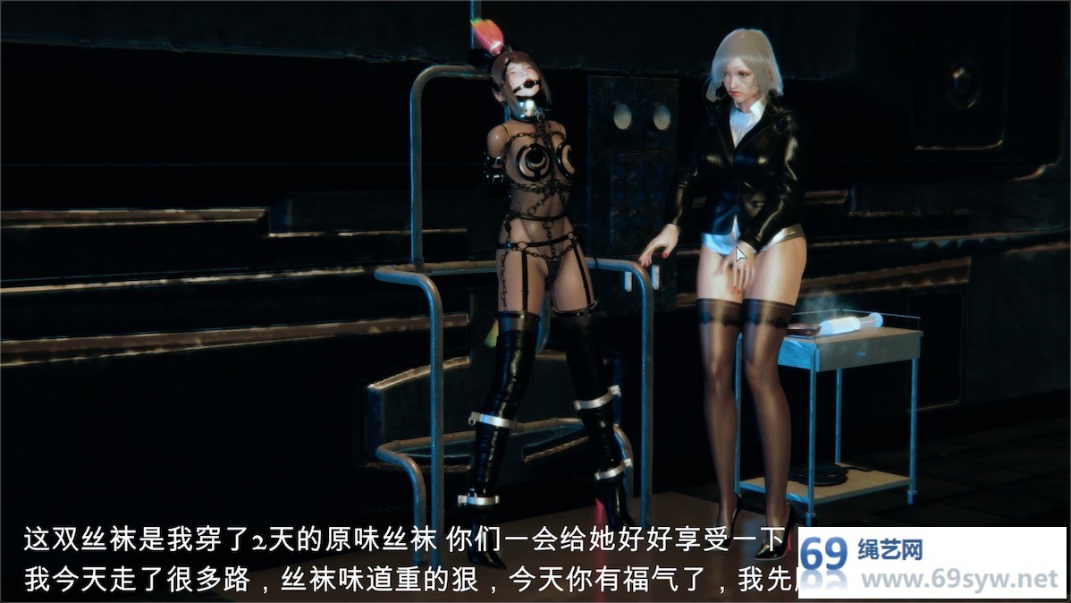 3D重口动画 字幕剧情 皮马桶0032号终结篇，女女T教家具放置/10分钟
