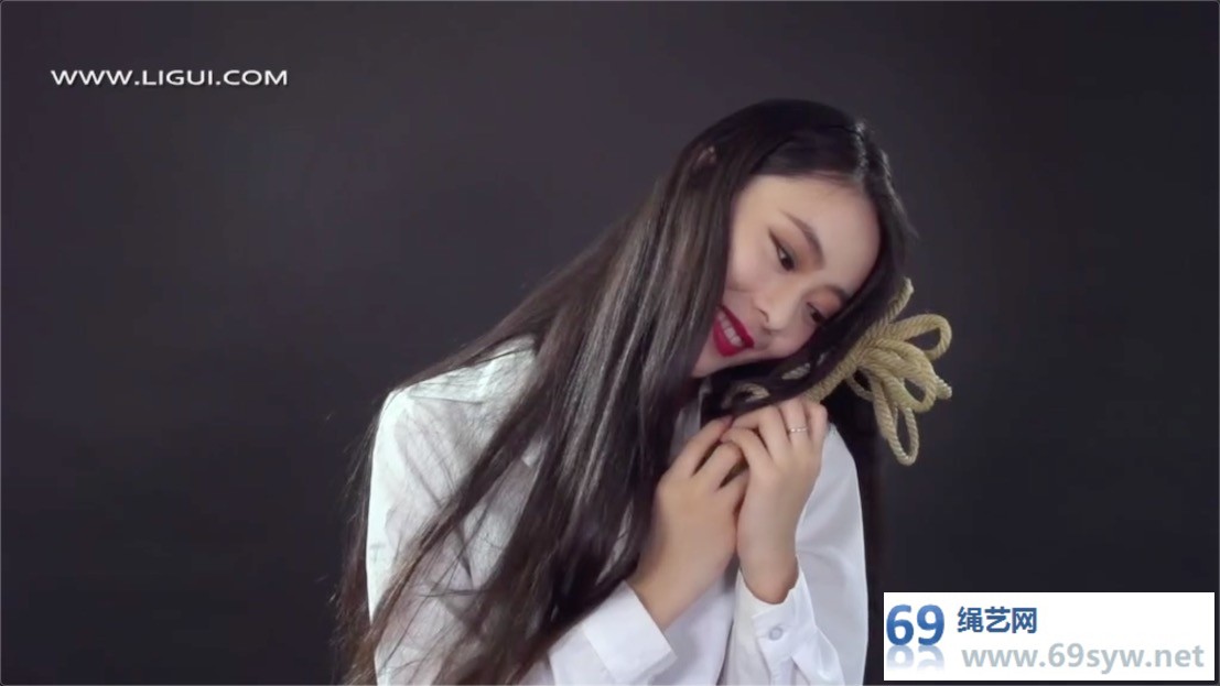丽柜美束_9分腿 紧缚新莲 白雪 OL紧缚/15分钟