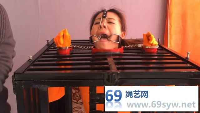 网盘 路由- 铁笼禁锢王丽，身着全包衣，头被固定强制口腔窥探/23分钟