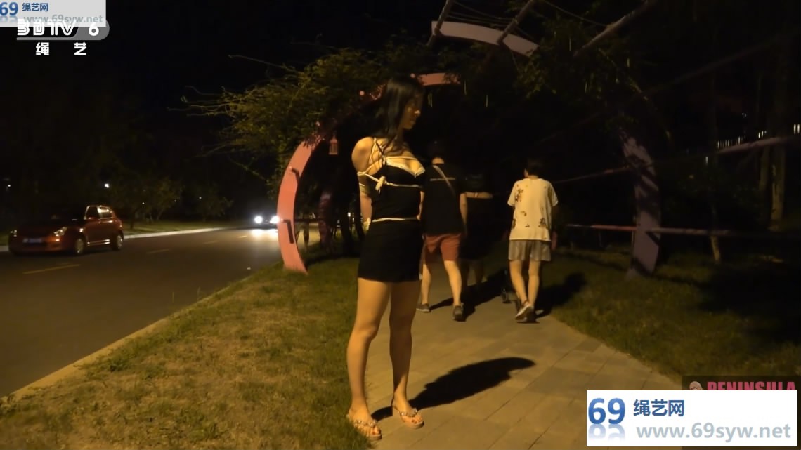 网盘 半岛束艺台_2019年度最佳捆绑夜行没有之一 桃子户外绳艺/28分钟