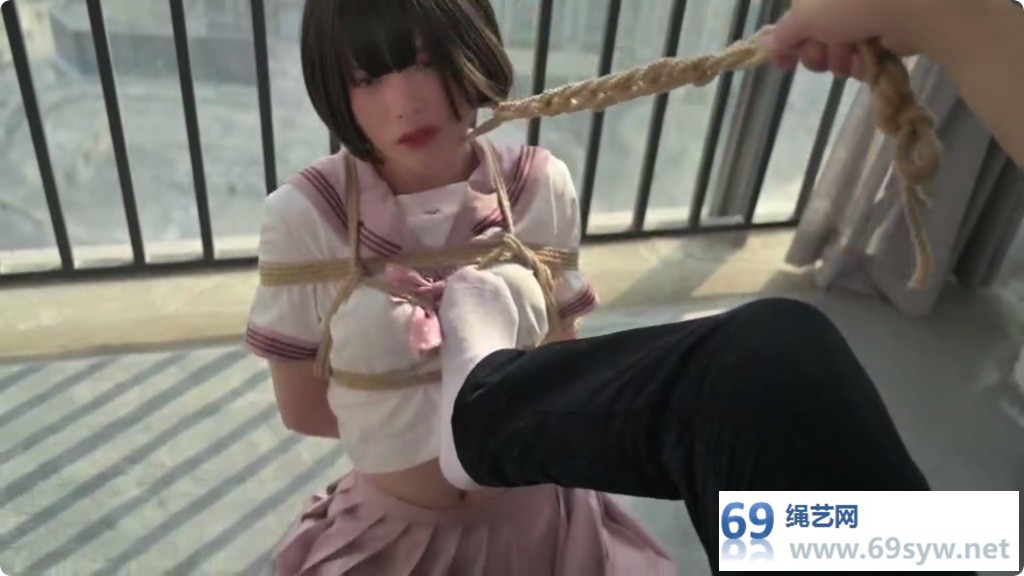 CD伪娘 鹿角与猫爪_捆绑起来的爪爪 木夹虐颜/21分钟
