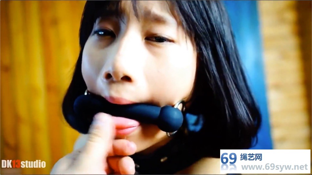 DK13美束馆_鱼鳞拘束衣 单腿单手套 /13分钟