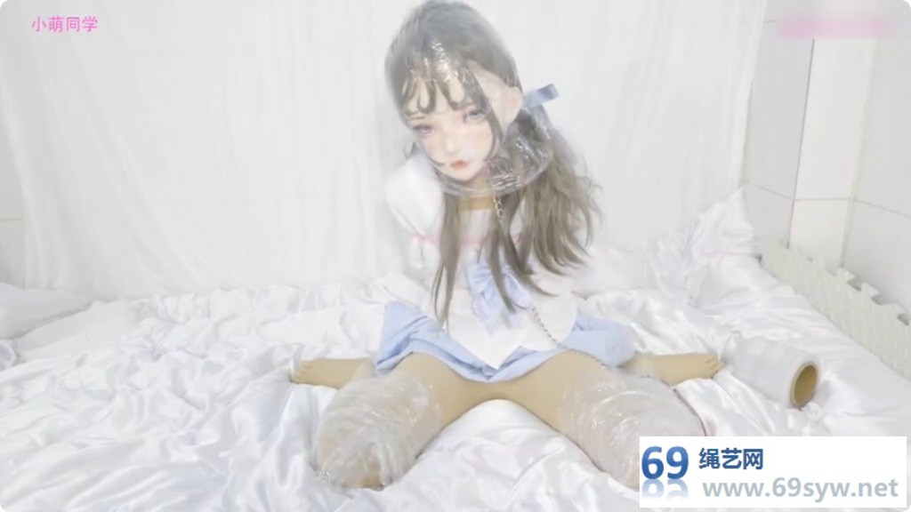 小萌同学 全包kig头壳下面是什么呢？是口塞乳胶头套呀！/24分钟