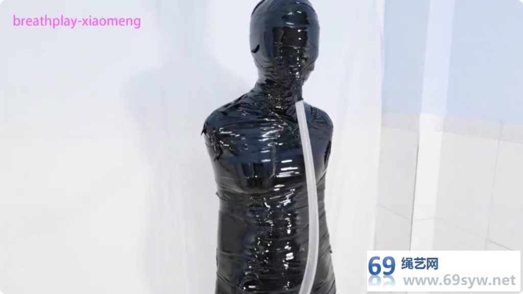 小萌同学 木乃伊全包记录 2  绝对的紧致！全身龟甲捆绑胶带/24分钟