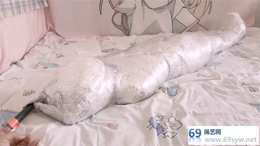 【泉蜜蜂】闪闪工作室 温度MAX 紧蜜的棉被保鲜膜木乃伊/35分钟