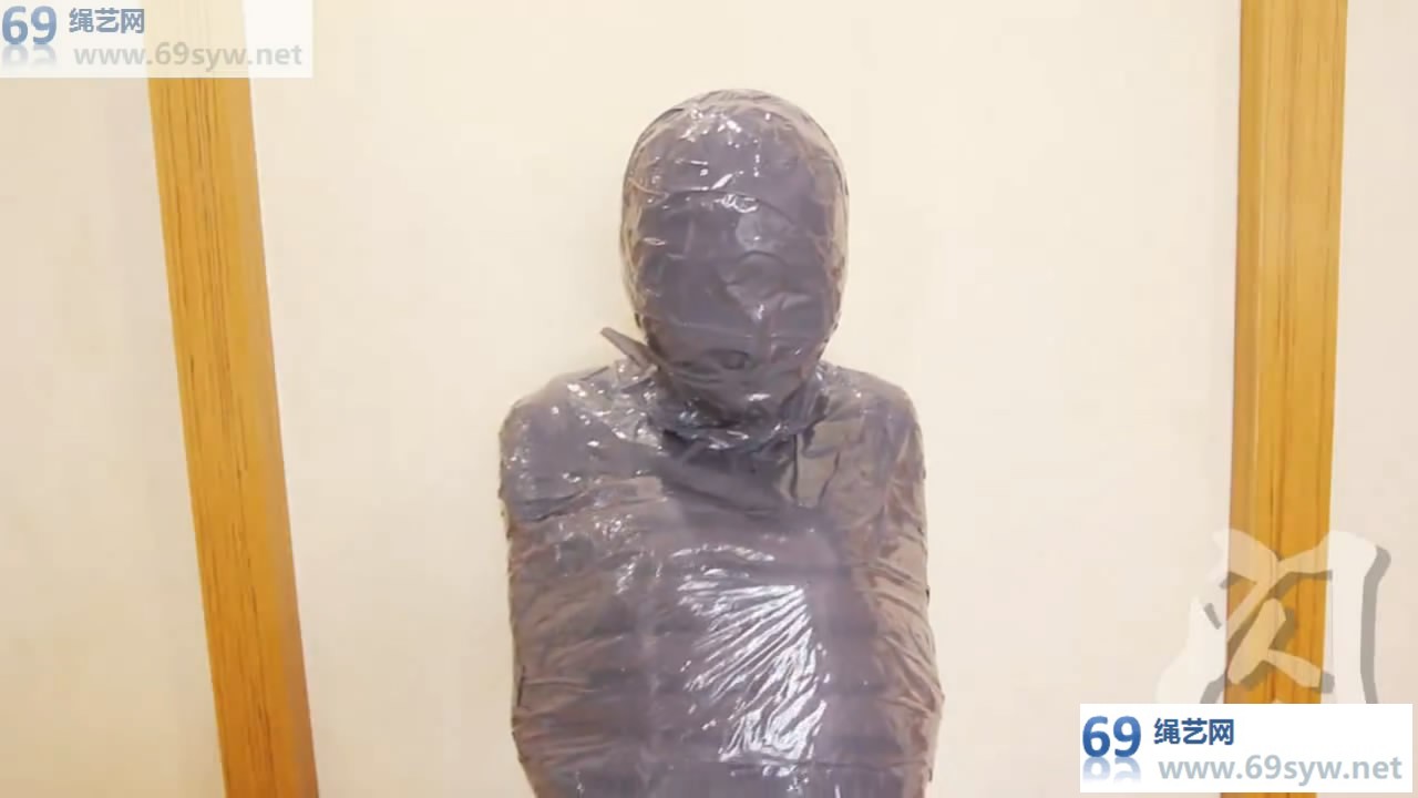 闪闪 全包窒息 人形包裹装箱内置，多重禁锢，绝望全封闭/38分钟