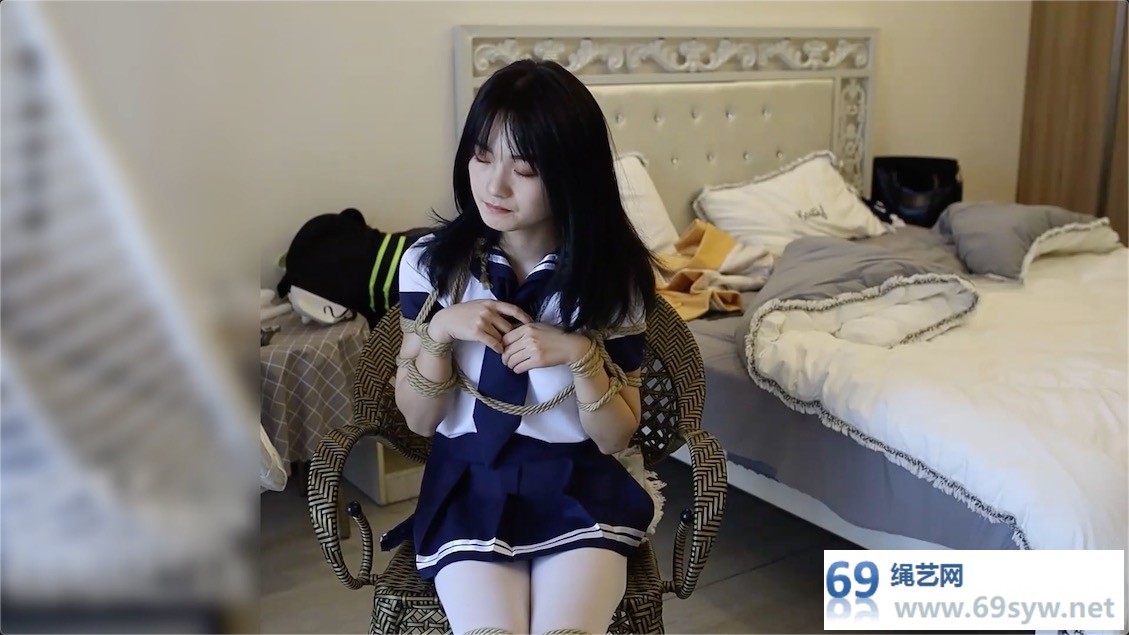 【78号束艺】安酱白丝犬缚TK鞭打 /51分钟
