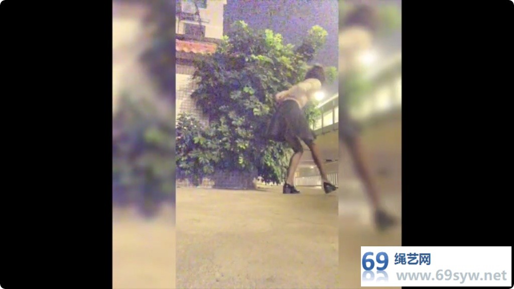 CD伪娘茶茶 户外自缚露C 三段户外，两次差点被发现/37分钟