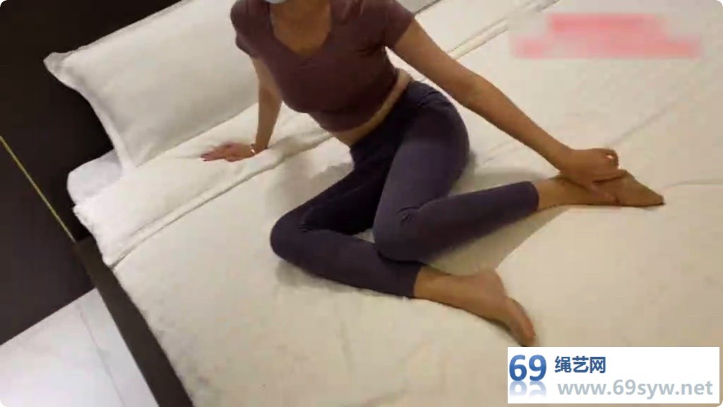 翰林院 睿睿美腿 瑜伽裤油亮肉丝裤里丝/26分钟