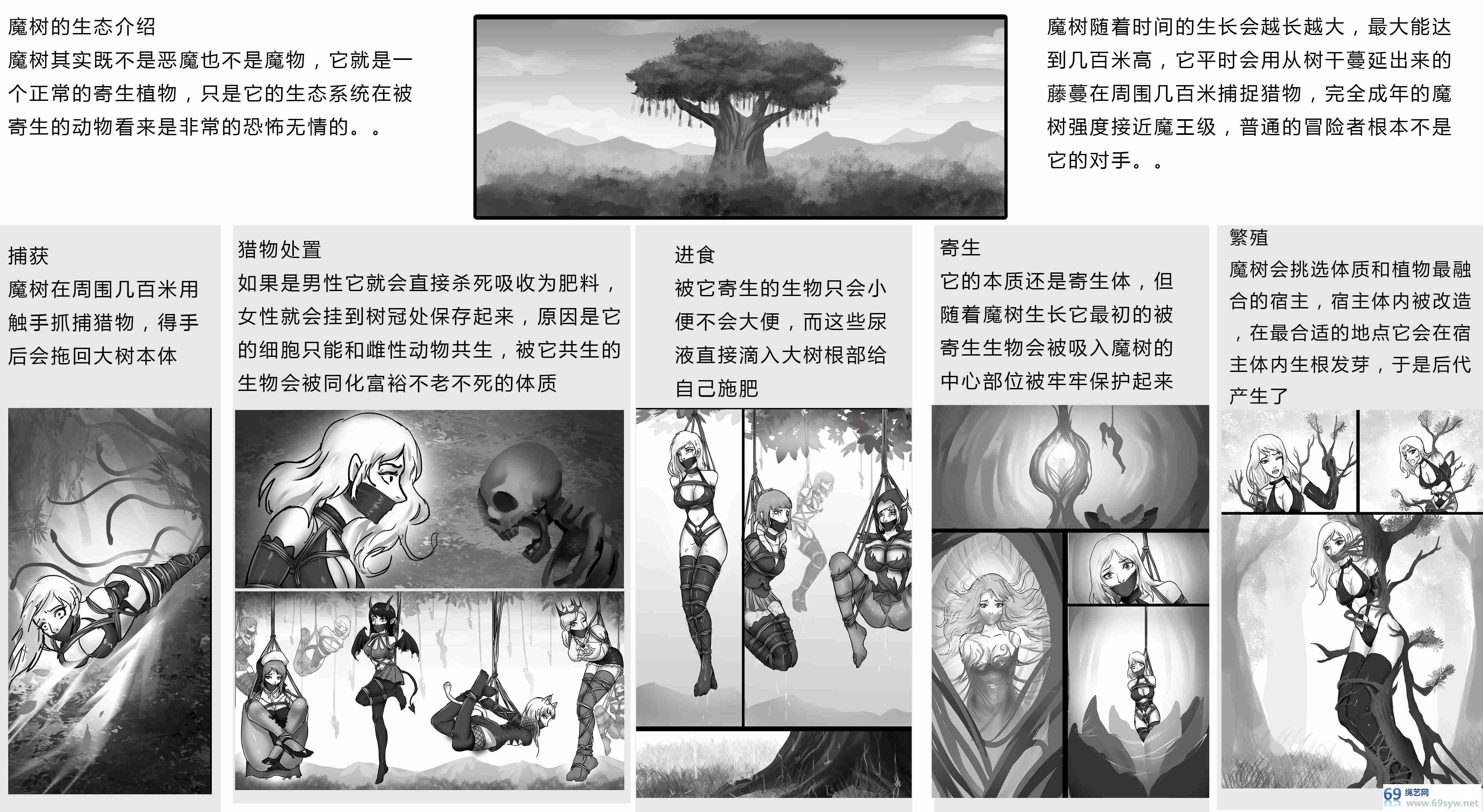 漫画-king漫画《缚娇林》 各种奇幻美女被魔物紧缚-22P