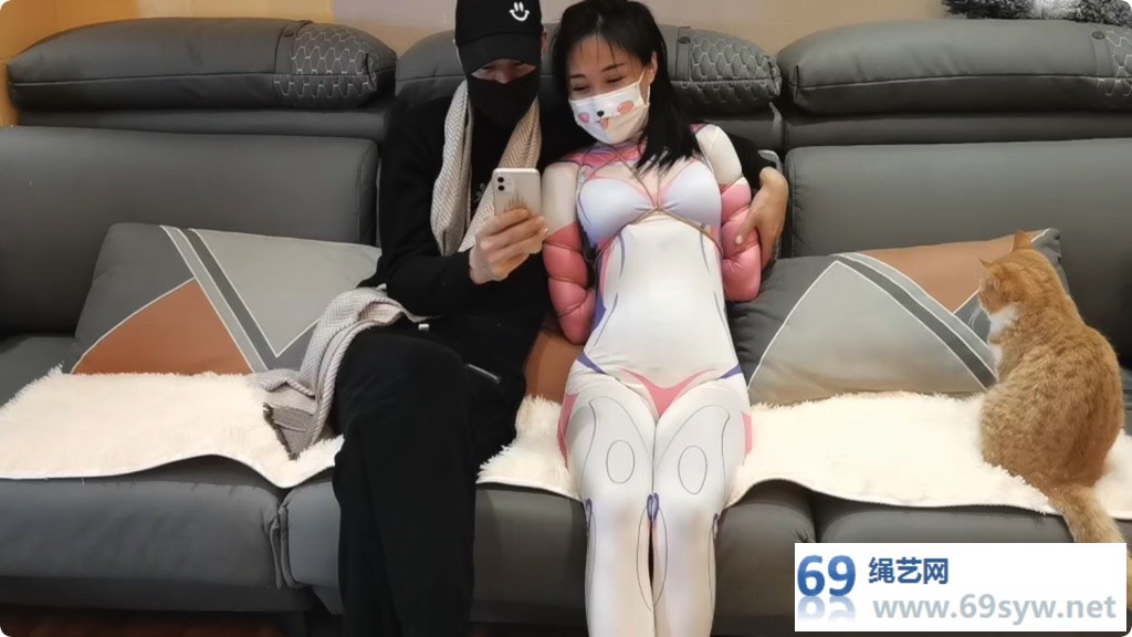 一绳所爱 女友求绑 喜欢被捆绑的女友动不动就想让绑起来/21分钟