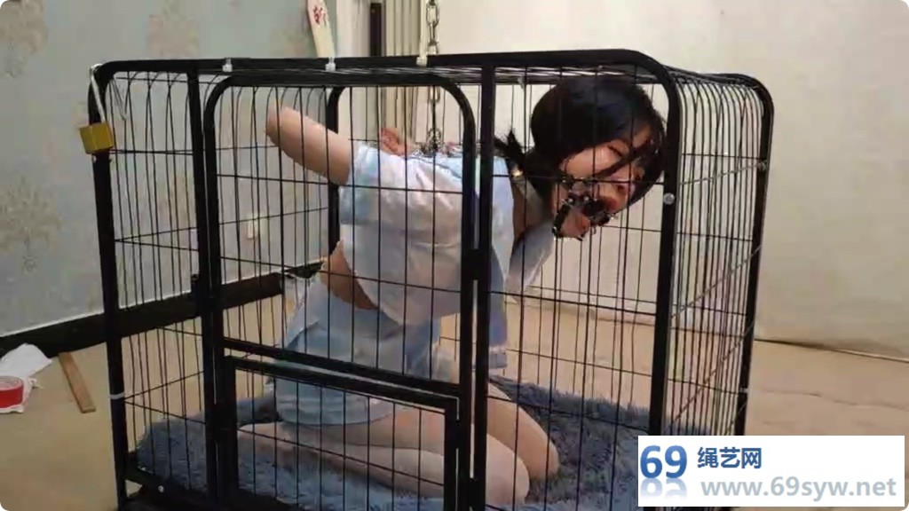 随心 妍妍 笼子中受难的白丝学妹/21分钟