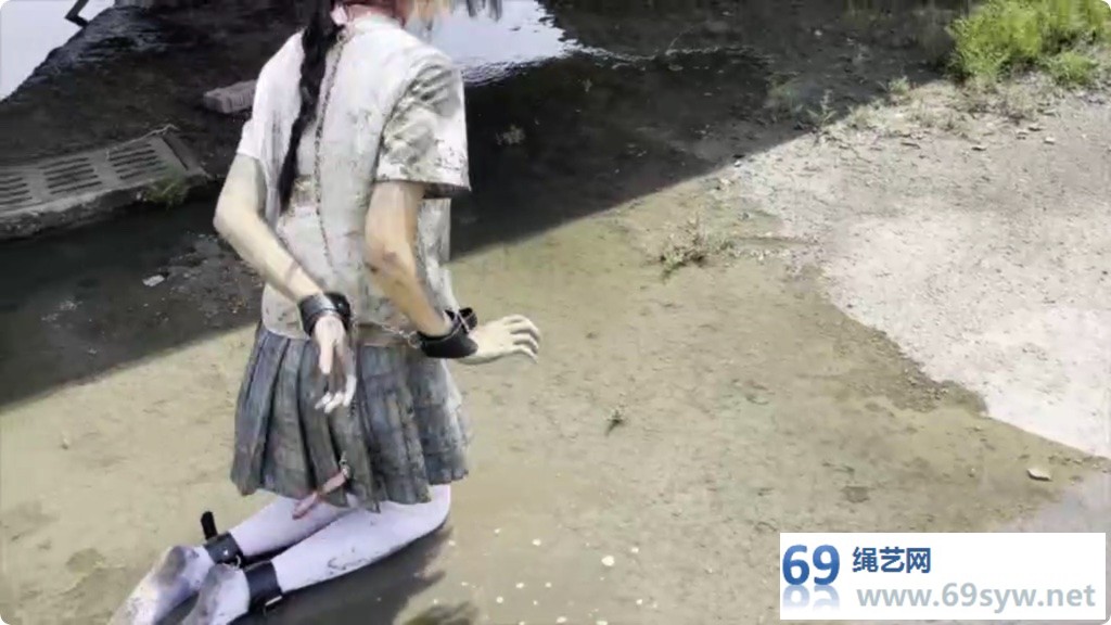 猎奇 JK白丝臭水沟捆绑 路边朝路人展示 浑身弄脏 羞耻play/28分钟