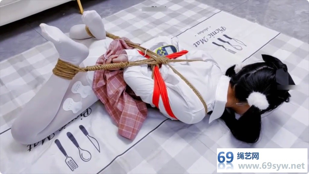 嗷大喵 少女遇险记 3 -电击贴持续放置折磨口球/38分钟