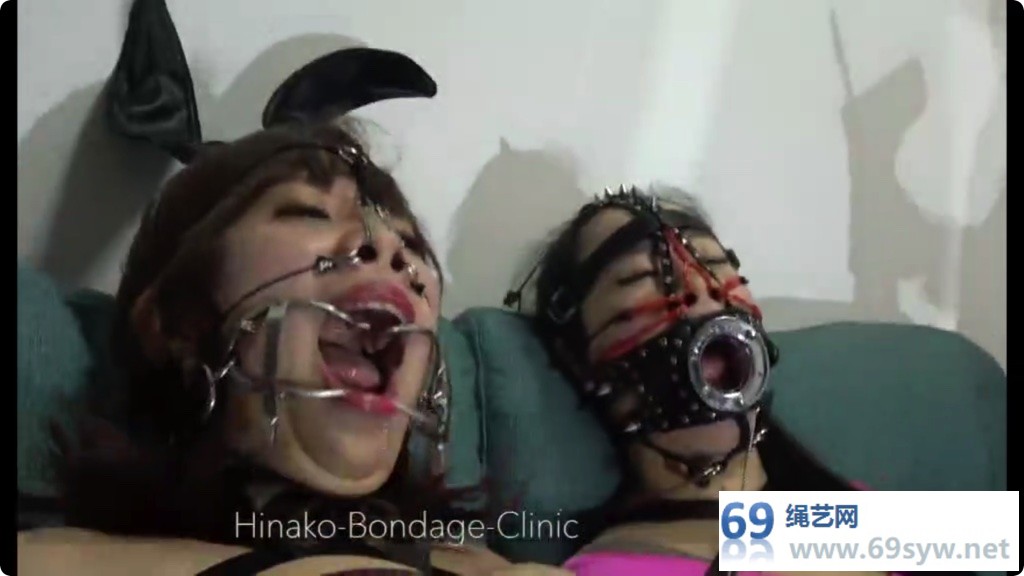  - Team Mikey双女皮革拘束虐颜 Japanese Girls Bound Together/15分钟