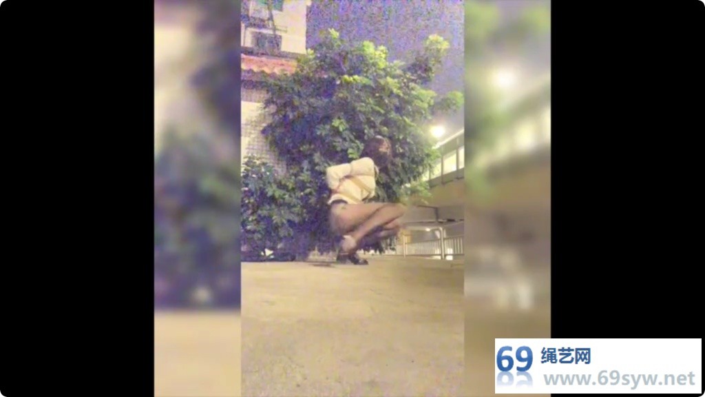 CD伪娘茶茶 户外自缚露C 三段户外，两次差点被发现/37分钟