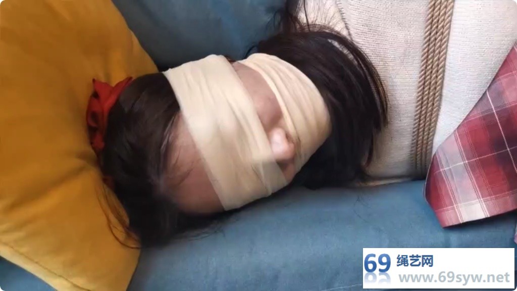 JS采文 日式紧缚驷马长靴挠痒TK白棉袜鞭打胶带包头/22分钟