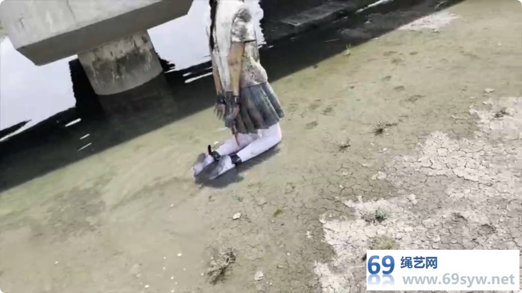 猎奇 JK白丝臭水沟捆绑 路边朝路人展示 浑身弄脏 羞耻play/28分钟