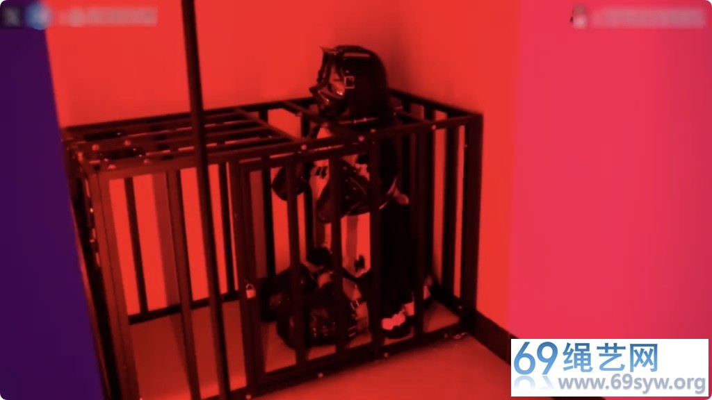 JIOBDSM 花系女仆珊瑚黑丝高跟 K9囚禁 狗奴训练 趴地踩头/20分钟