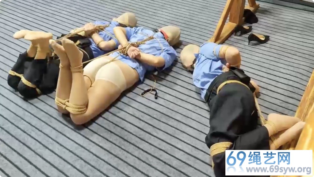 李大侠 佳佳 女探员小组的沦陷 上 三人制服拘束丝袜包头/33分钟
