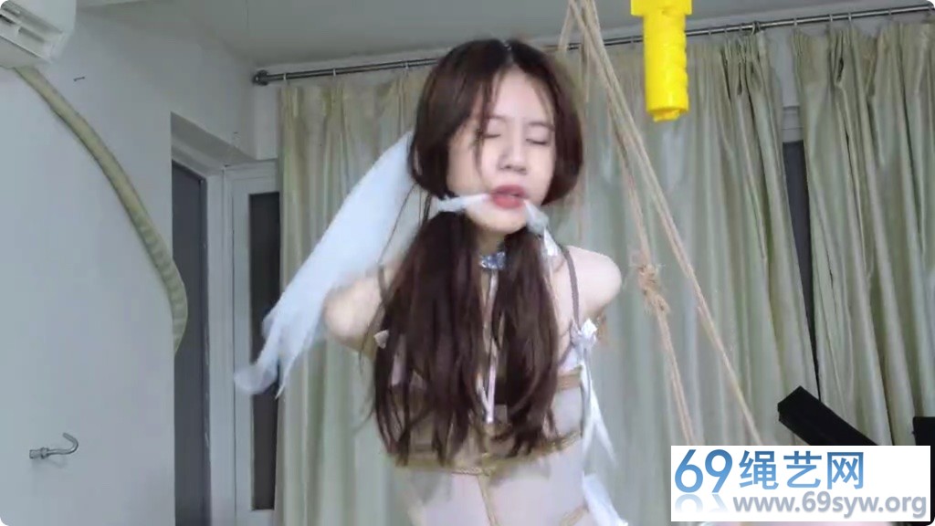 樱束 花的嫁纱 新娘嫁纱调J 灰色网纱丝袜欧式直臂单脚吊放置/19分钟