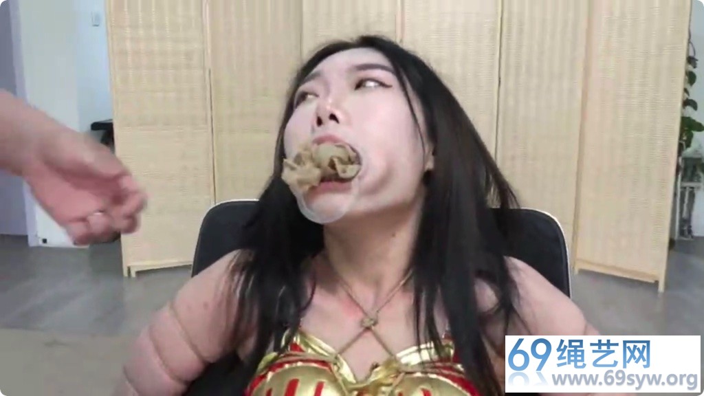 逍遥剧情 神奇女侠的屈辱 韩玉 开口器鼻勾强制丝袜蒙堵/30分钟