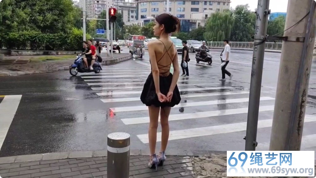 一绳所爱 陈婧舒 纤瘦绳模 户外束缚口球羞耻play/75分钟